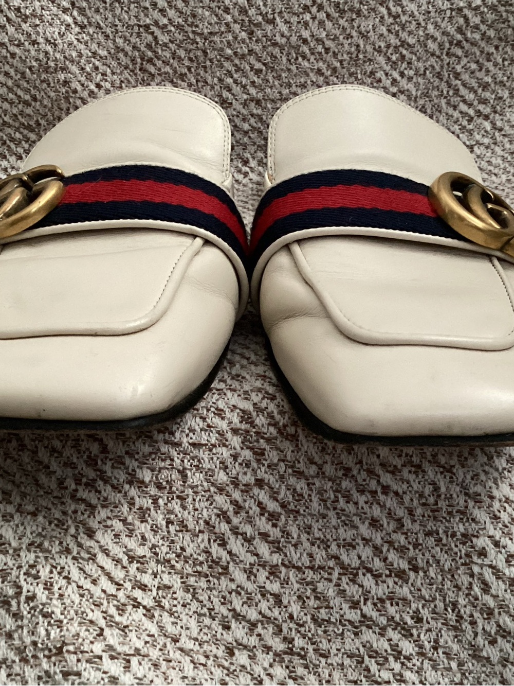 Gucci Peyton GG Beige Mule, Size 36.5 - Picture 4 of 10